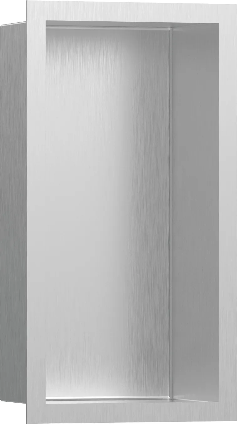 XtraStoris Individual Wall niche Brushed Stainless Steel with design frame 300/150/100