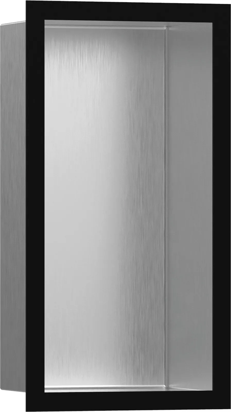 XtraStoris Individual Wall niche Brushed Stainless Steel with design frame 300/150/100