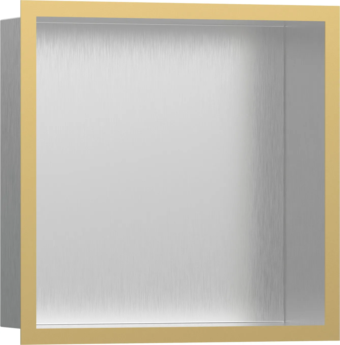 XtraStoris Individual Devor tokchasi Brushed Stainless Steel, dizayner ramka 300/300/100 bilan