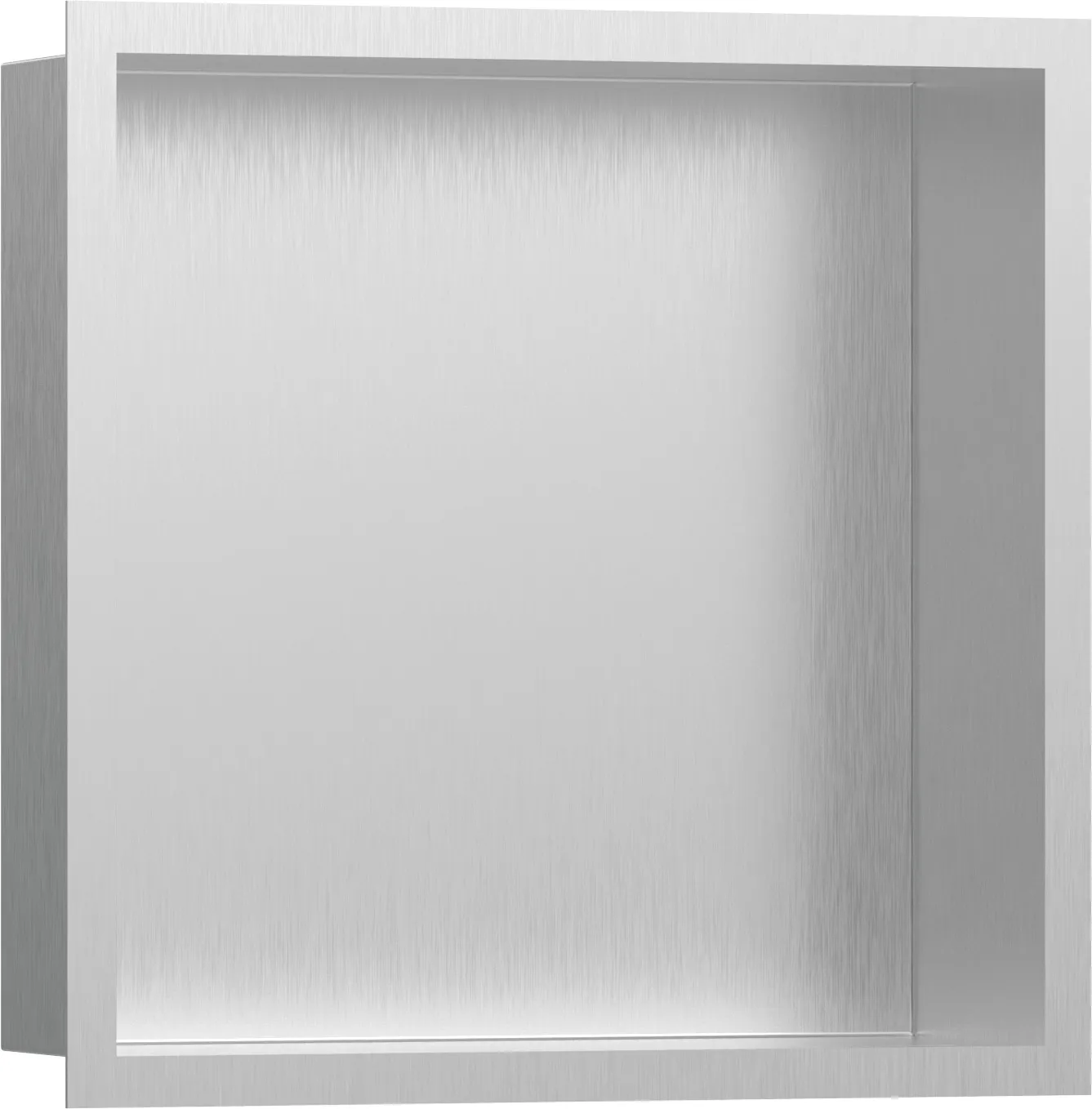 XtraStoris Individual Devor tokchasi Brushed Stainless Steel, dizayner ramka 300/300/100 bilan