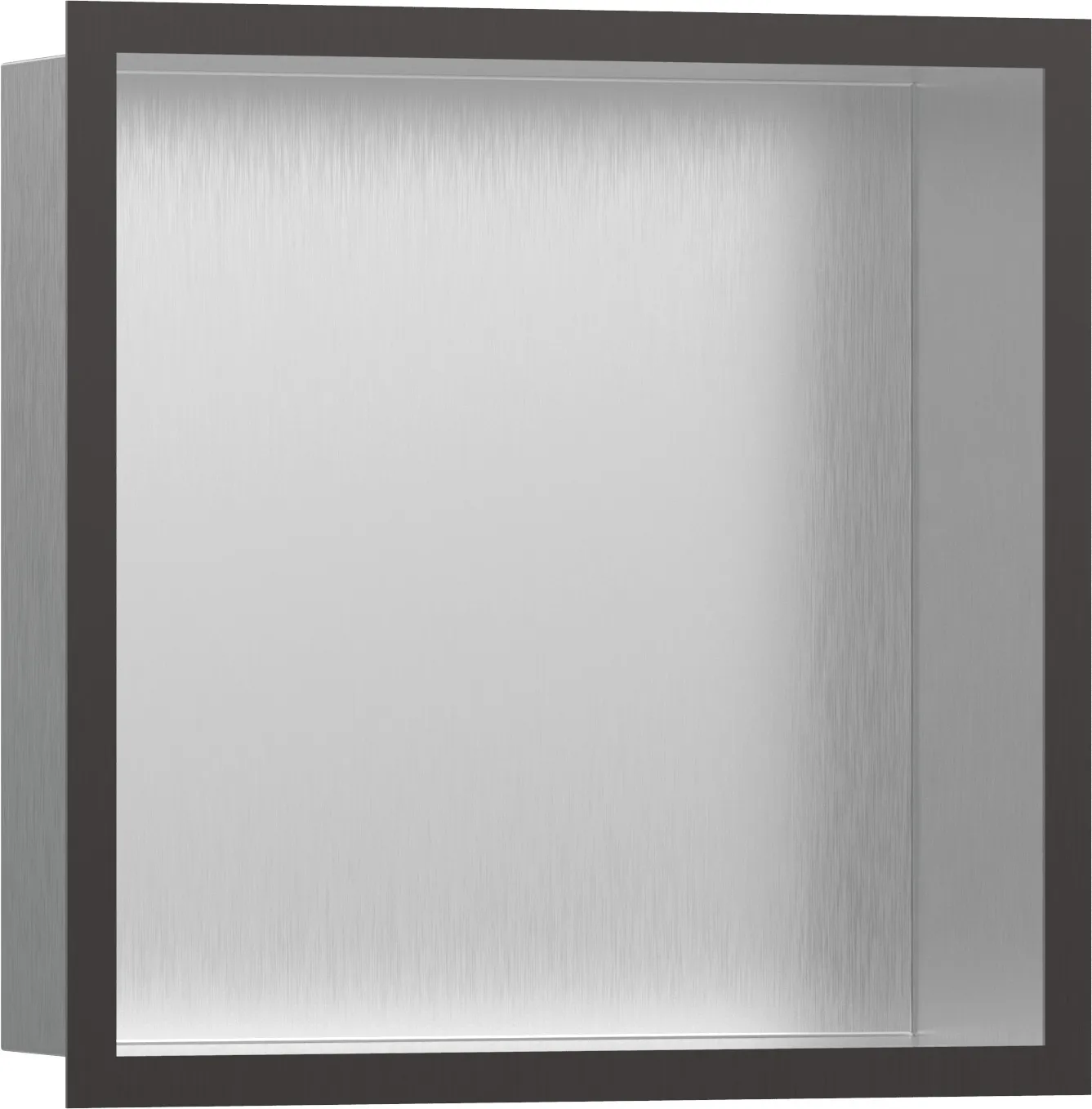 XtraStoris Individual Devor tokchasi Brushed Stainless Steel, dizayner ramka 300/300/100 bilan