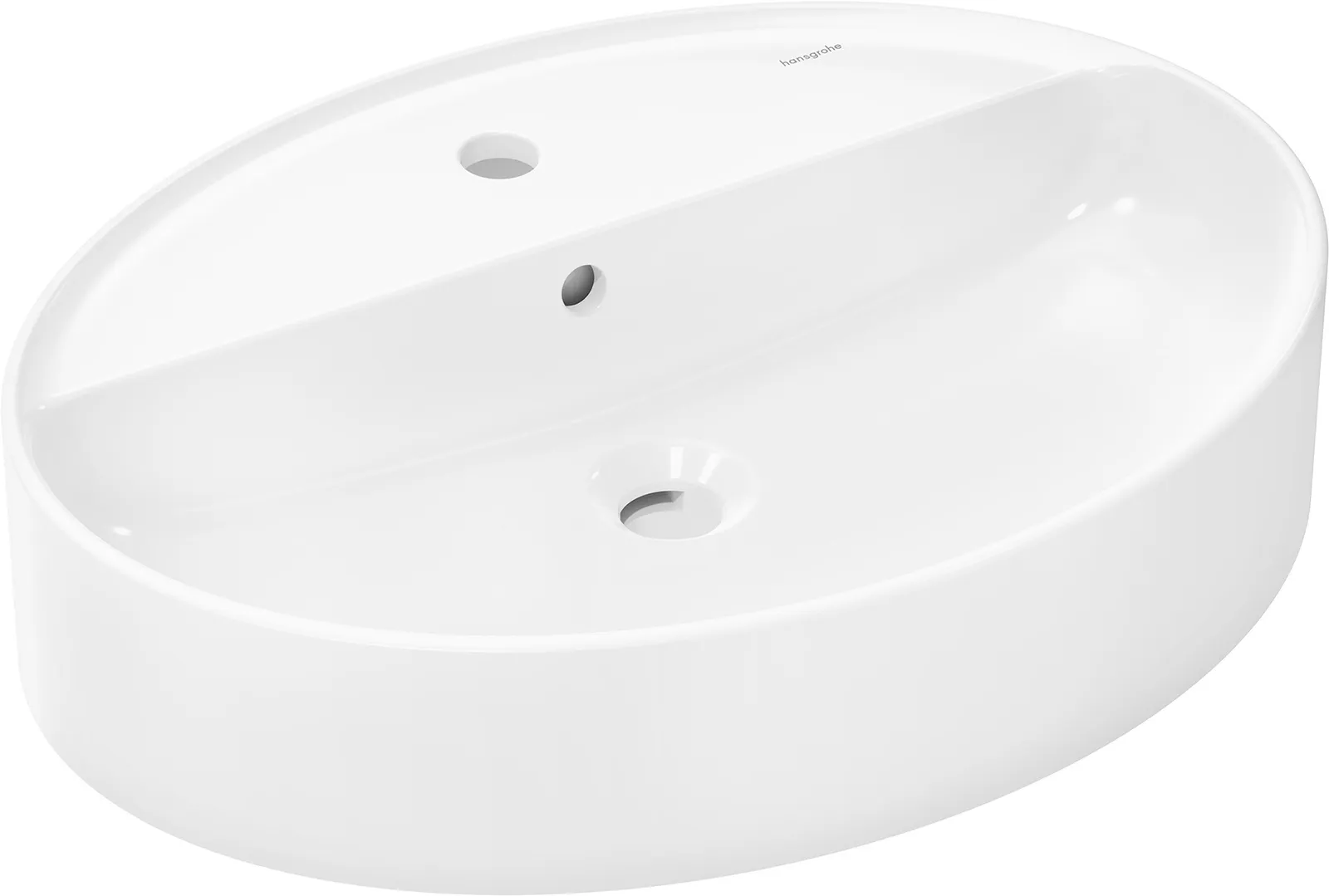 Xuniva D Bowl basin 600/450 with tap hole and overflow