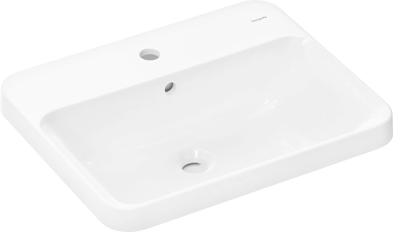 Xuniva Q Накладная раковина 550/450 с отверстием под смеситель и переливом, SmartClean