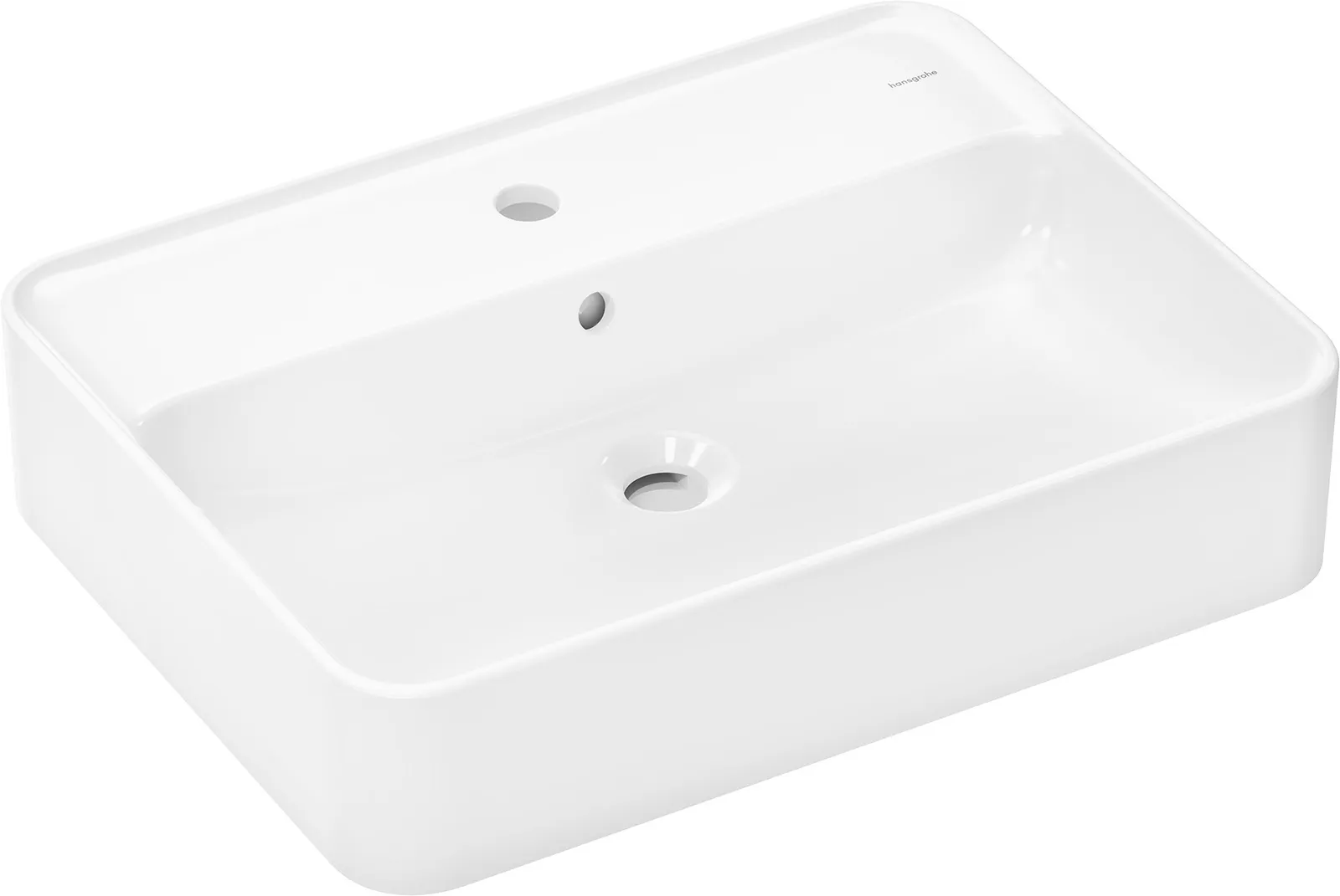 Xuniva Q Раковина-чаша 600/450 с отверстием под смеситель и переливом, SmartClean
