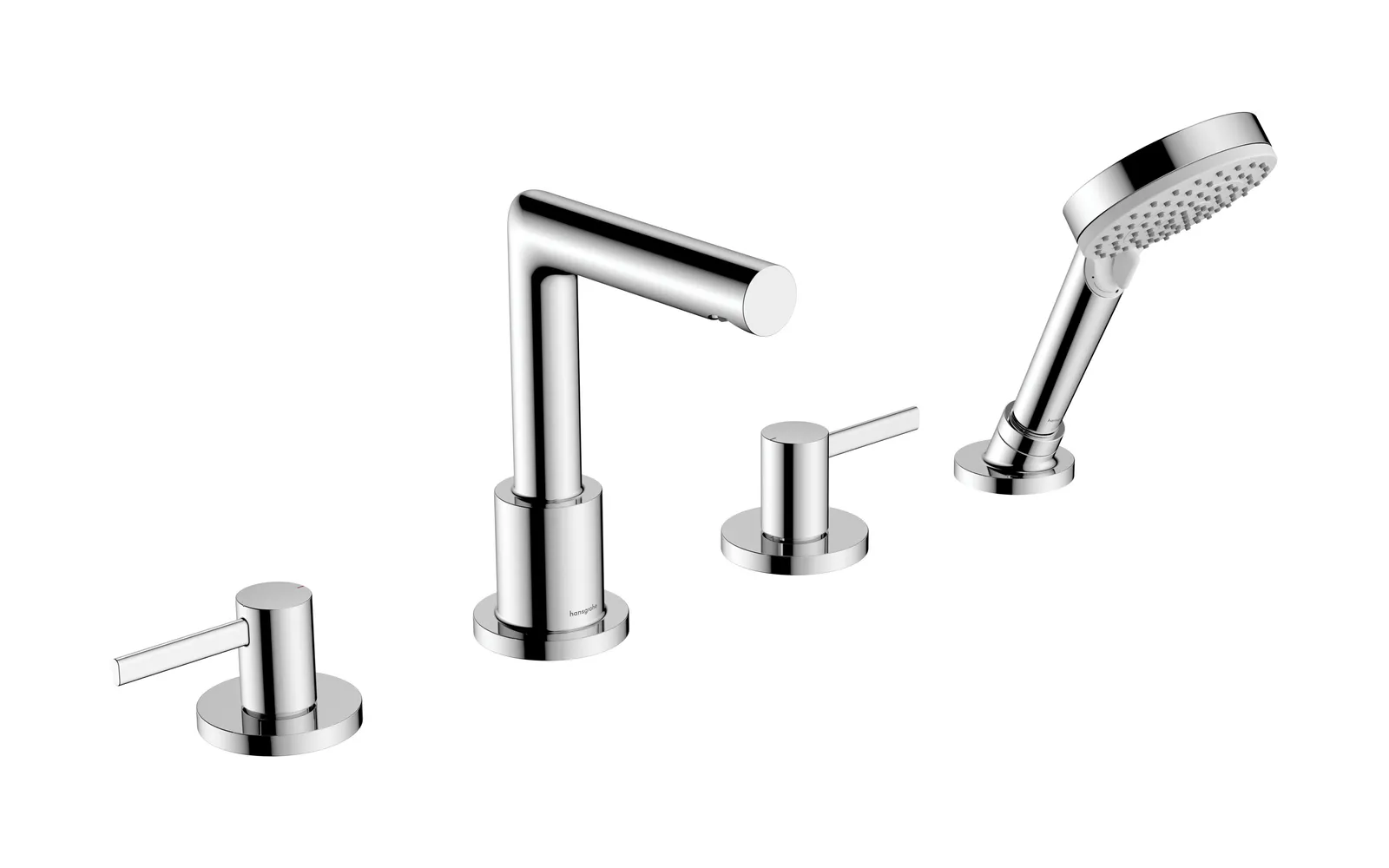 Zesis S Bath rim mixer, 4-hole