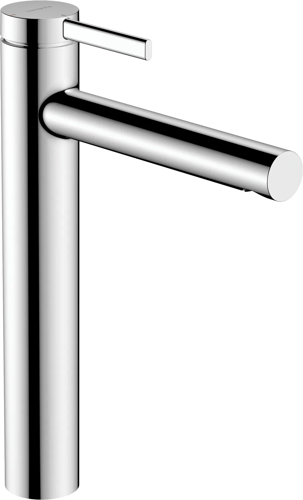 Zesis S Bir dastali lavabo aralashtirgichi 230 CoolStart, kosa lavabolar uchun, push-open drenaj klapani bilan