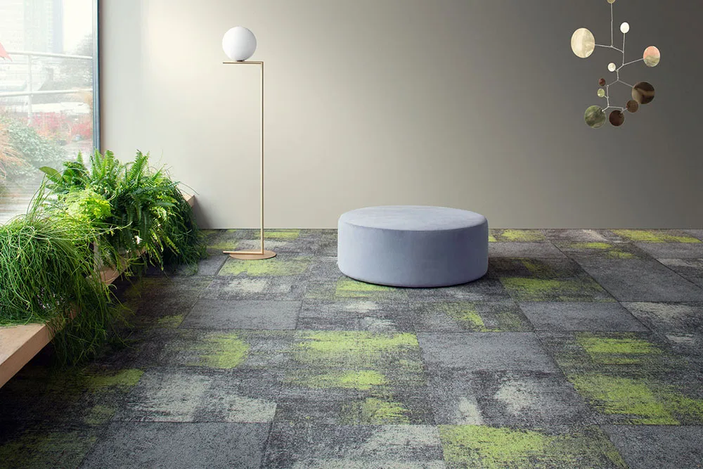 Comfortable Concrete 2.0 — Urban Drama carpet tile