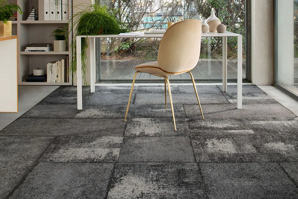 Comfortable Concrete 2.0 — Urban Drama carpet tile