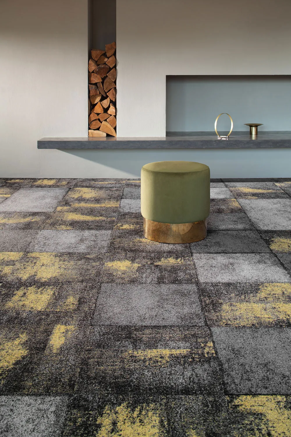 Comfortable Concrete 2.0 — Urban Drama carpet tile