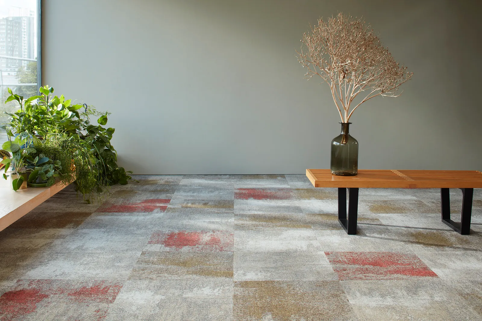 Ковровая плитка Comfortable Concrete Retold — Urban Sketch