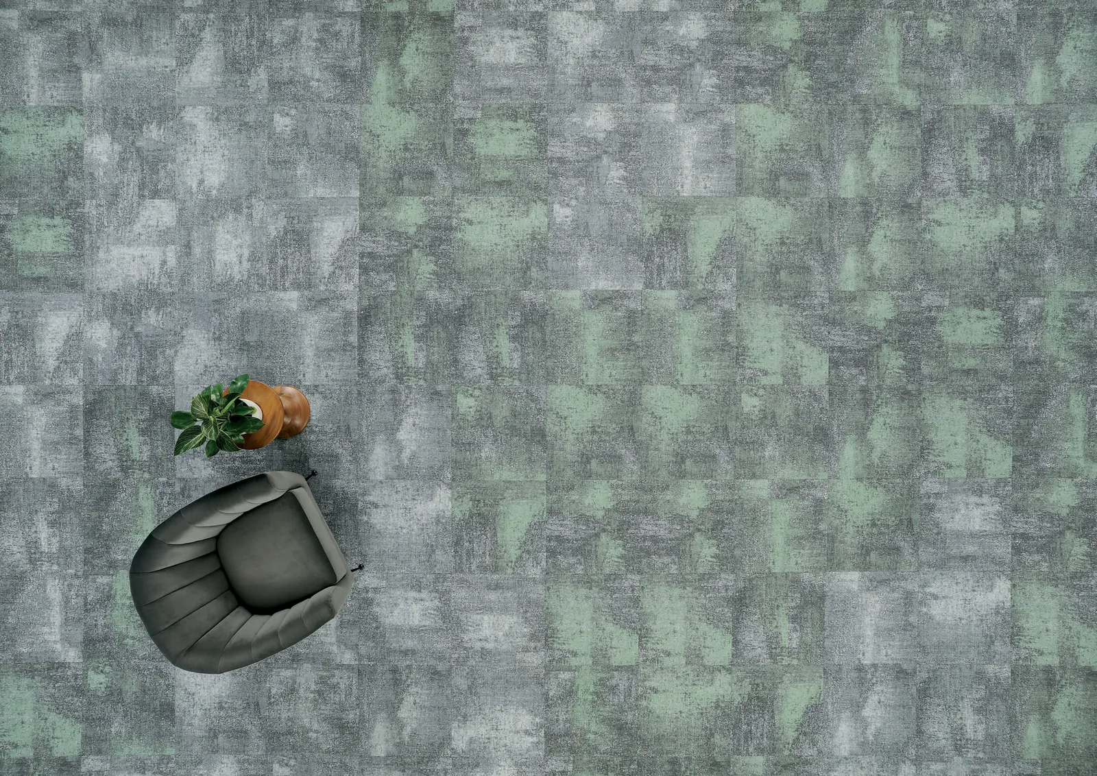 Comfortable Concrete Retold — Urban Vista carpet tile
