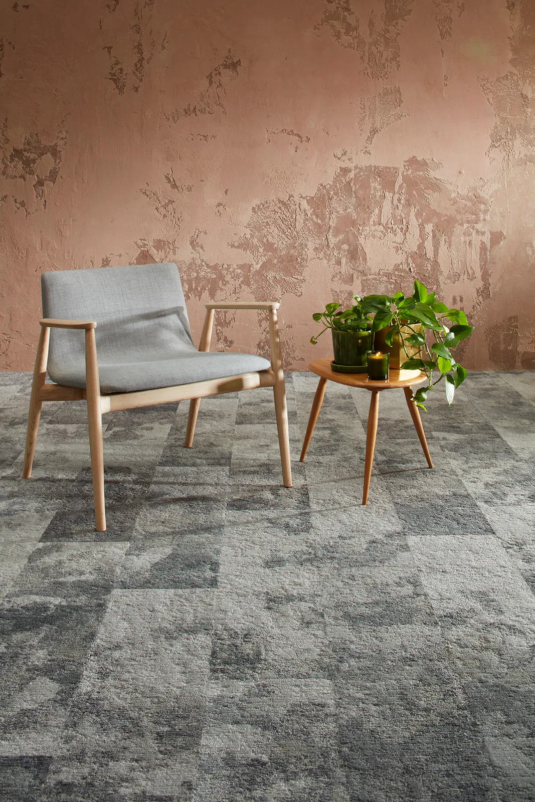 Painted Garden carpet tile