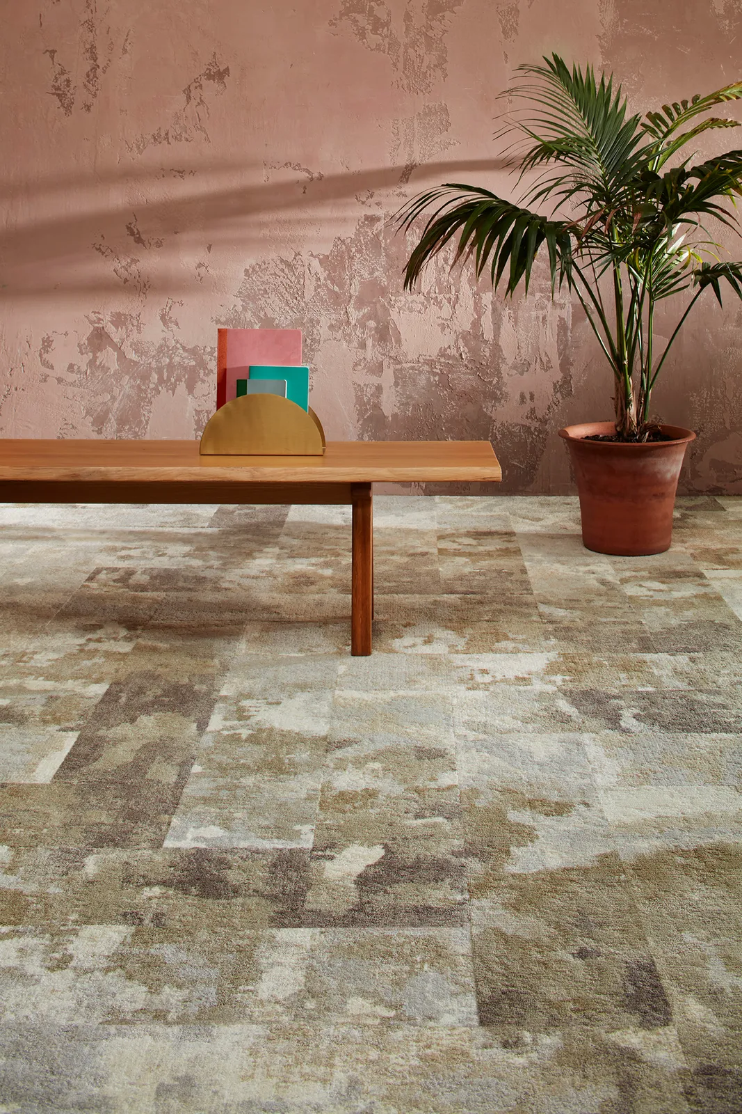 Painted Garden carpet tile