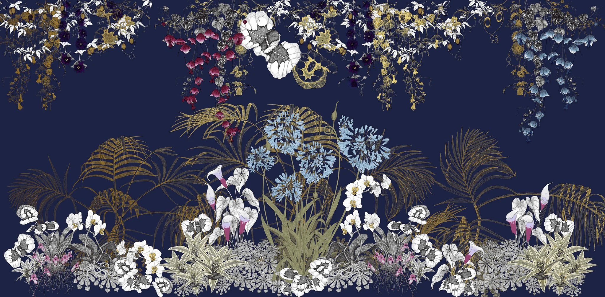 Обои Kew - Navy