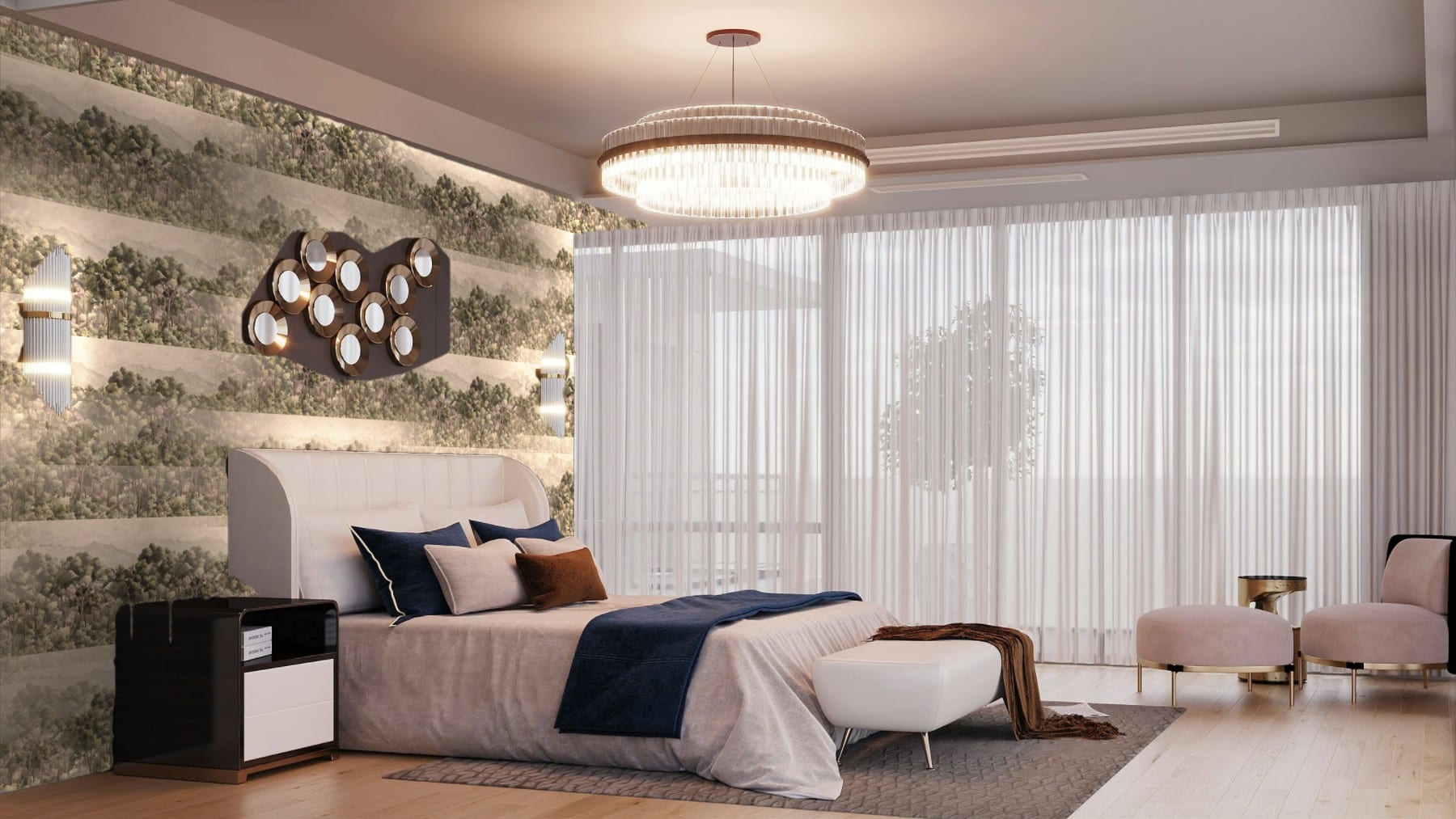 Wallcovering Misted Forest