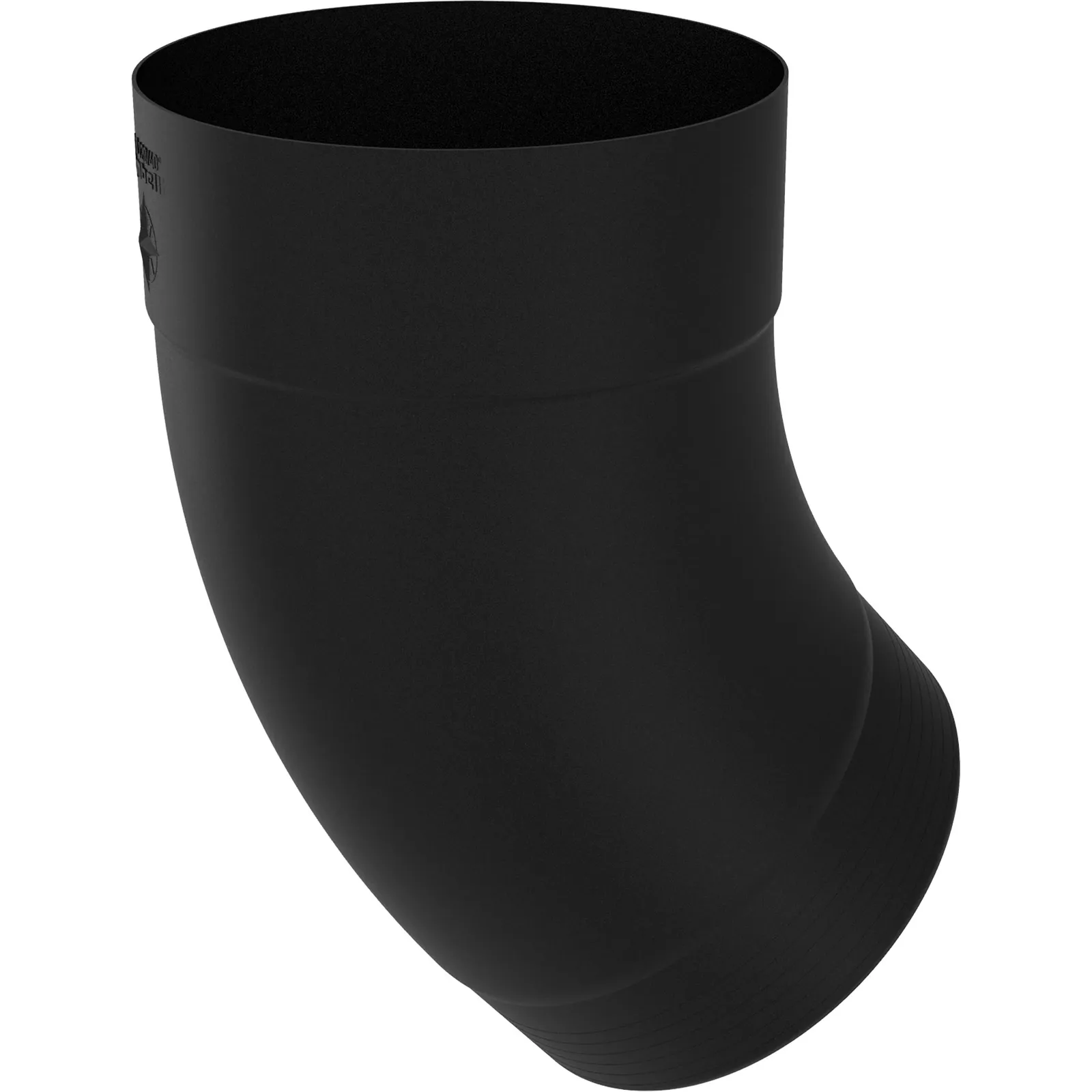 Meister bend 40° COLORDUR, black (RAL 9005)