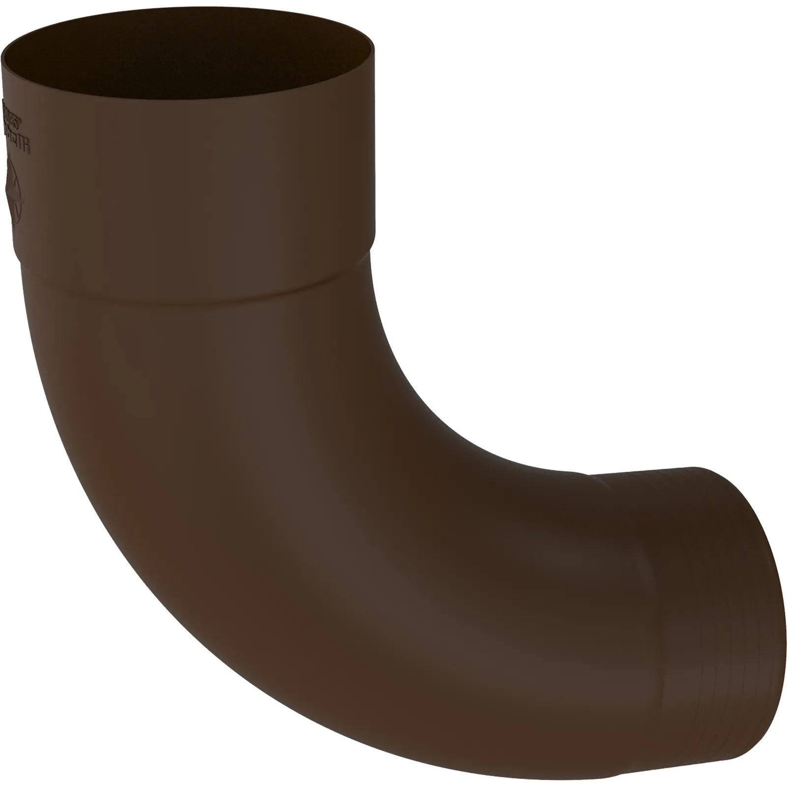 Meister elbow 85° COLORDUR, chocolate brown (RAL 8017)