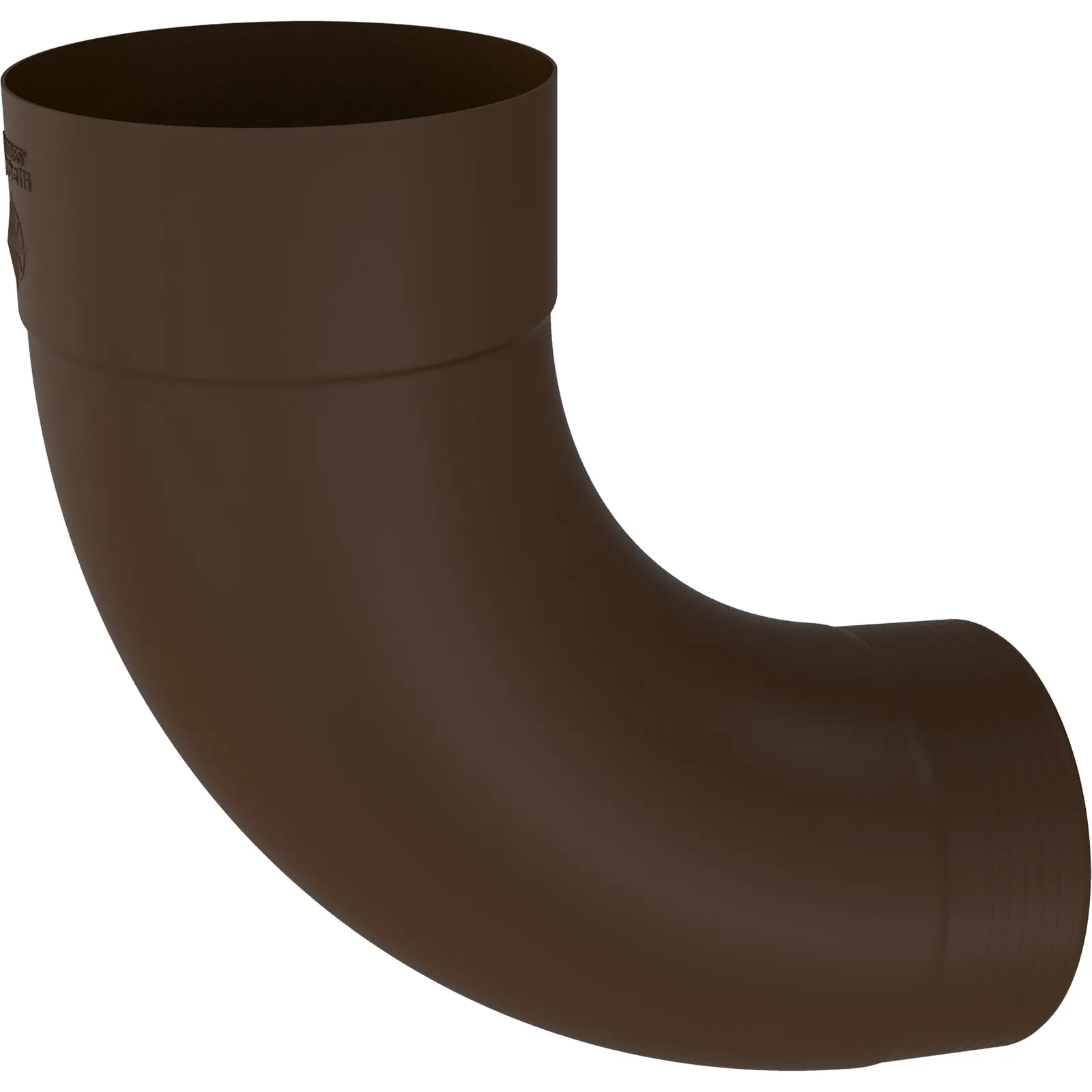Meister elbow 85° COLORDUR, chocolate brown (RAL 8017)