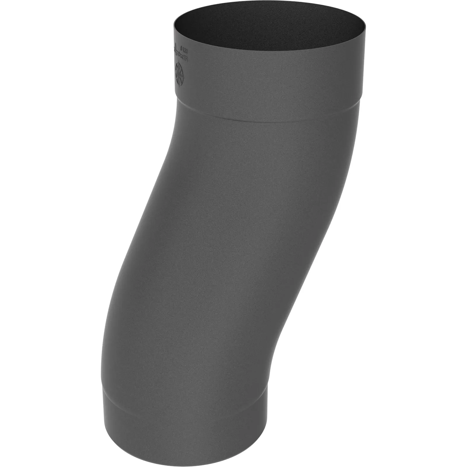 Meister plinth elbow COLORDUR, iron mica grey (DB 703)