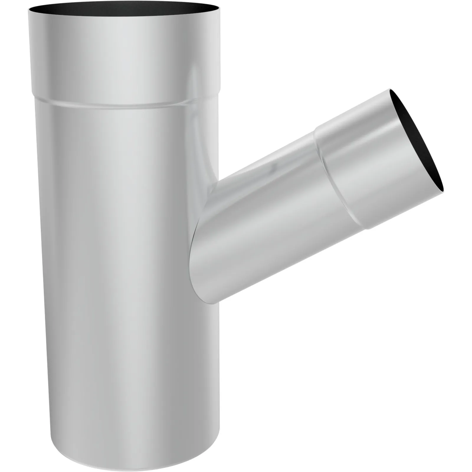 Downpipe tee titanium zinc