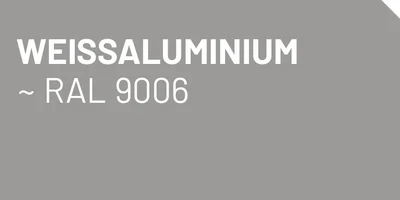 Tik quvur qalpogʻi COLORDUR, oq alyuminiy (RAL 9006)