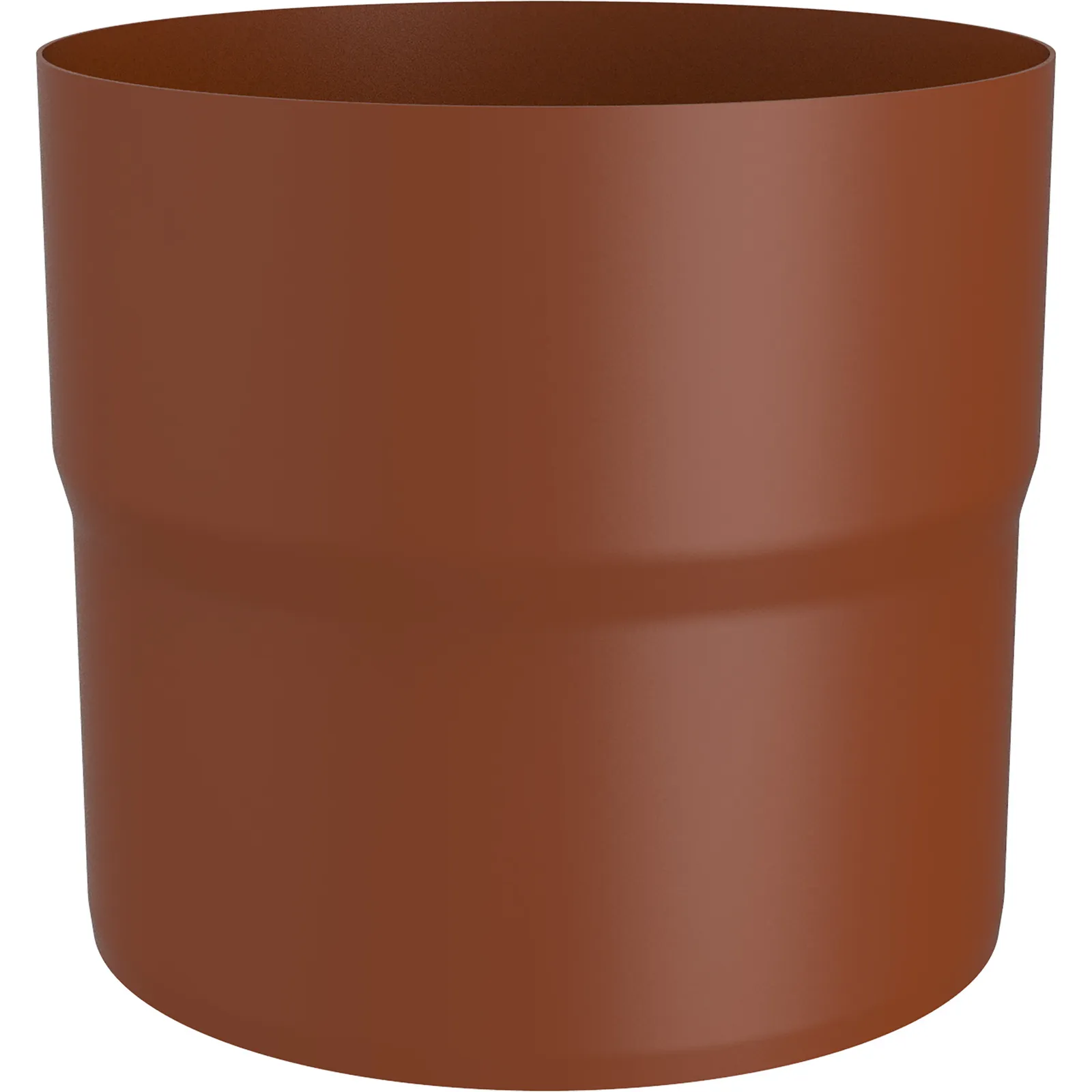 Pipe connector COLORDUR, copper brown (RAL 8004)
