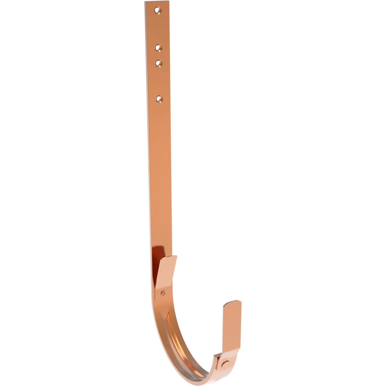 Long gutter hook copper