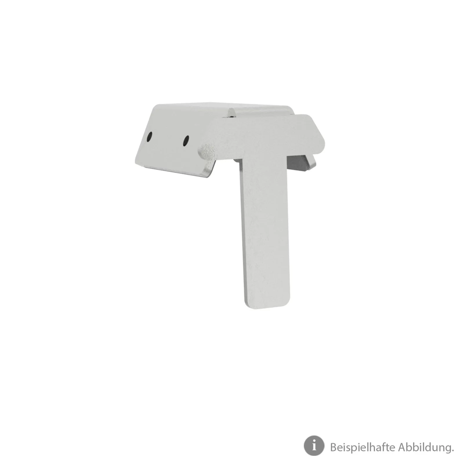 Upper-ridge holder (for sandwich panels) powder-coated steel
