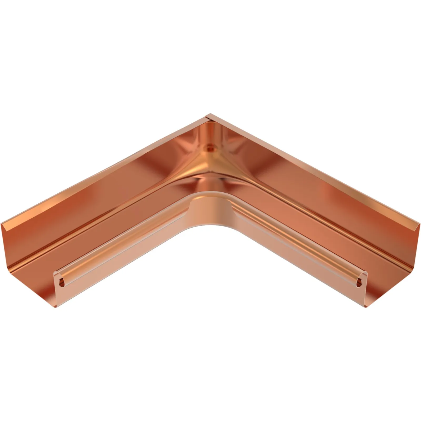 Meister box gutter internal corner copper