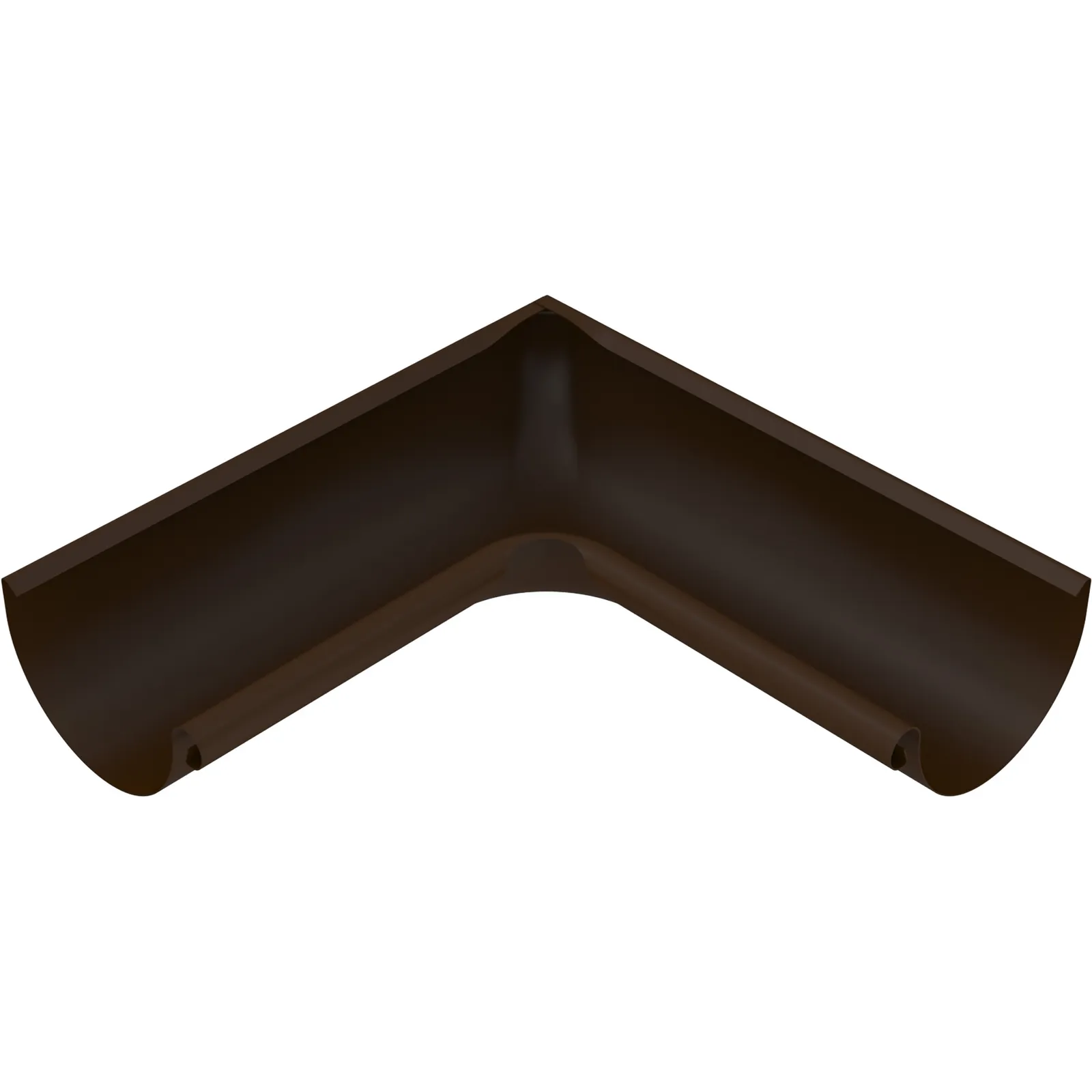 Meister gutter inside corner COLORDUR, chocolate brown (RAL 8017)