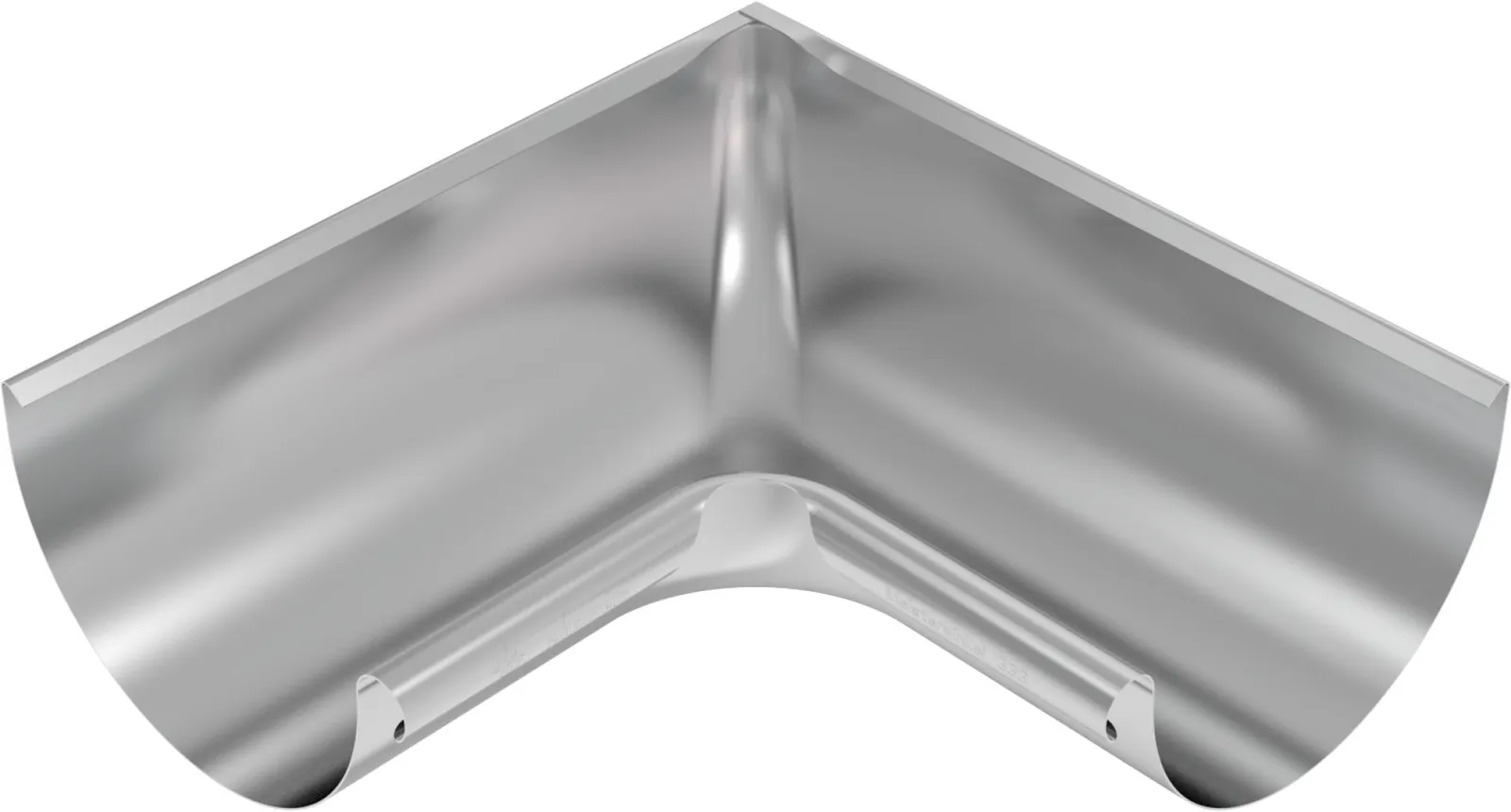 Meister gutter inside corner titanium zinc
