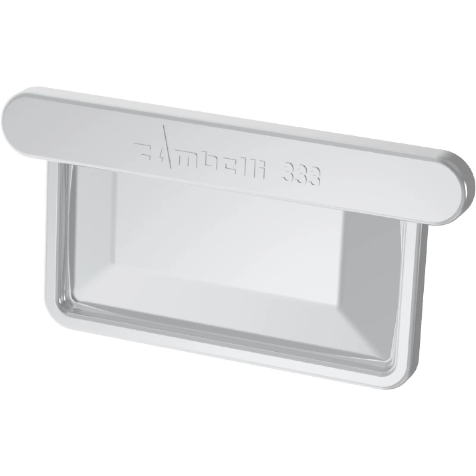 Box gutter stop end aluminium