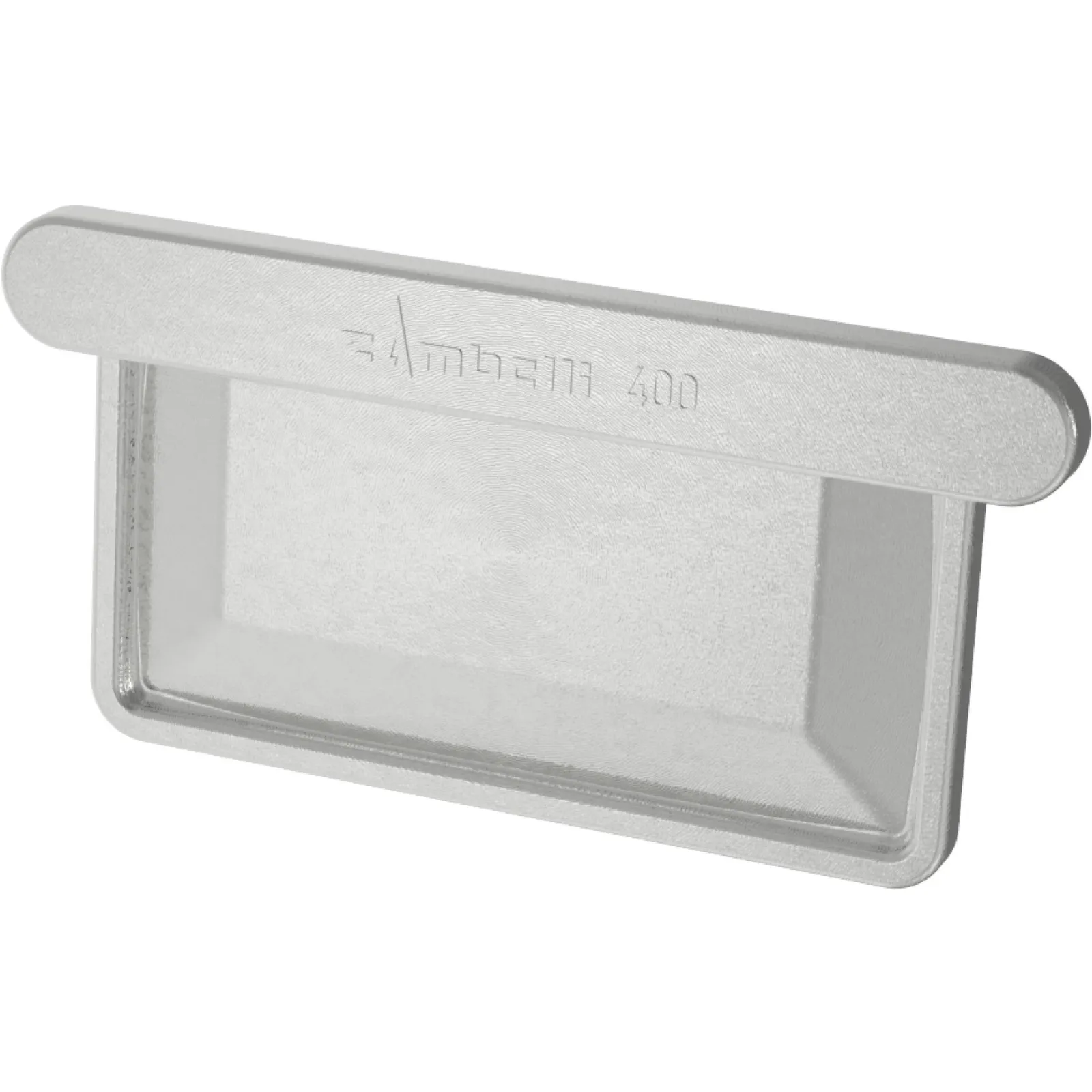 Box gutter stop end galvanised steel