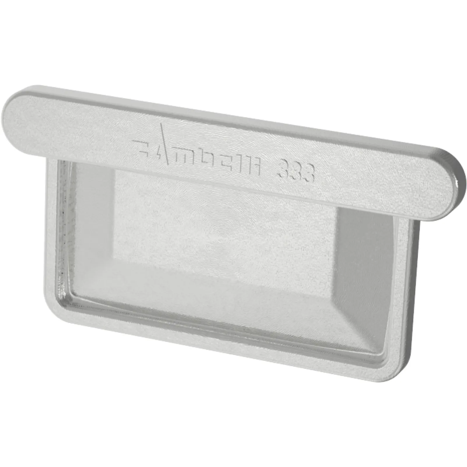 Box gutter stop end galvanised steel