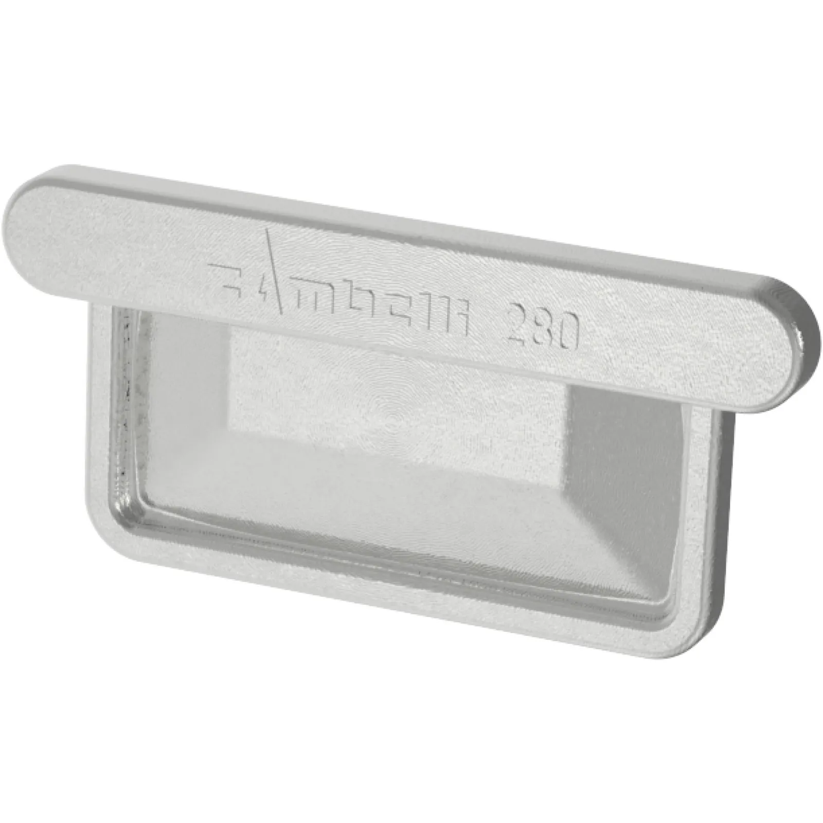 Box gutter stop end galvanised steel