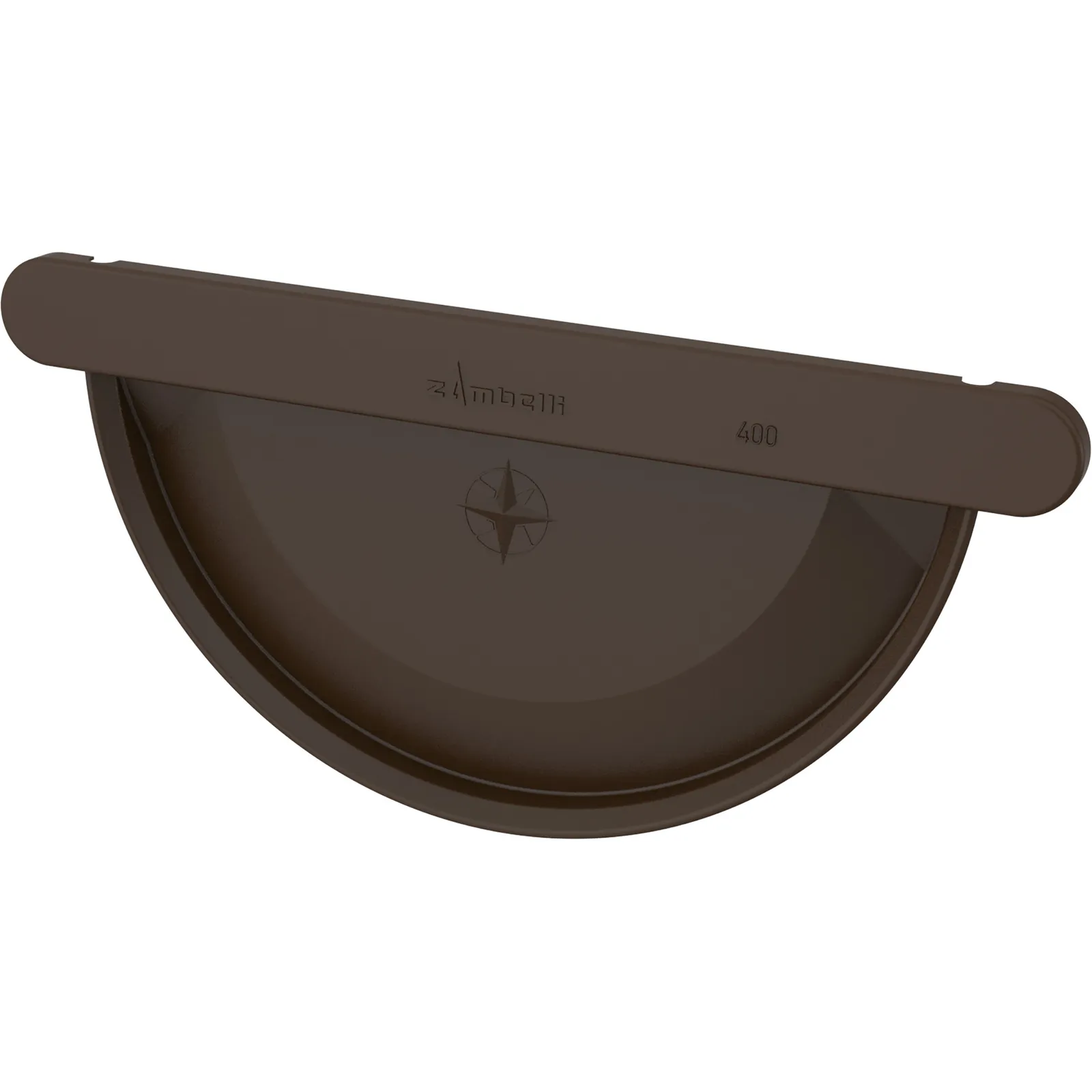 Meister universal stop end COLORDUR, dark brown (RAL 8019)