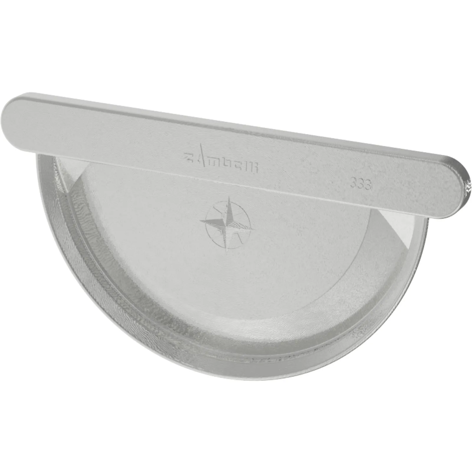Meister oversize stop end galvanised steel