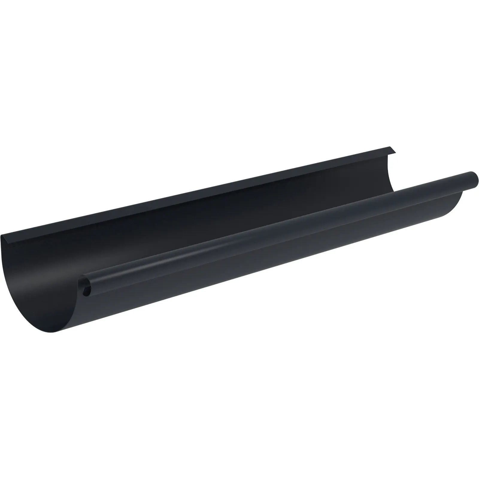 Half-round gutter COLORDUR, anthracite (RAL 7016)