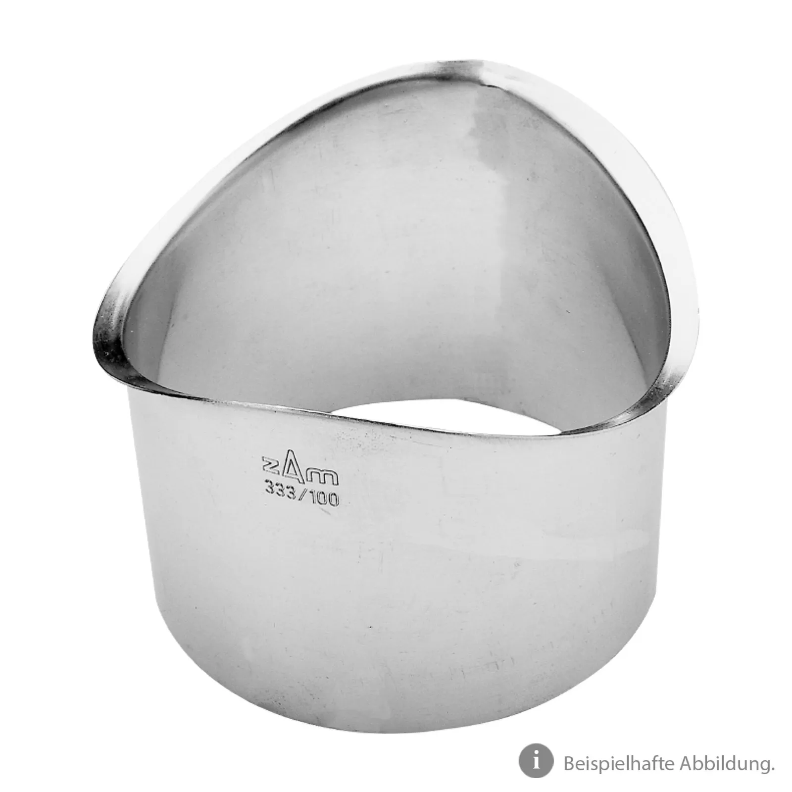 Gutter outlet spigot (for soldering) titanium zinc