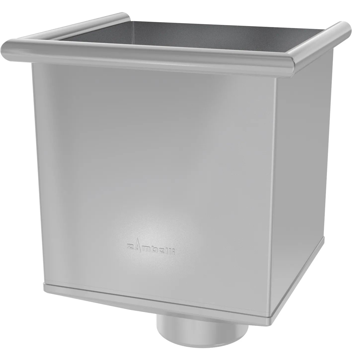 Square rainwater head aluminium