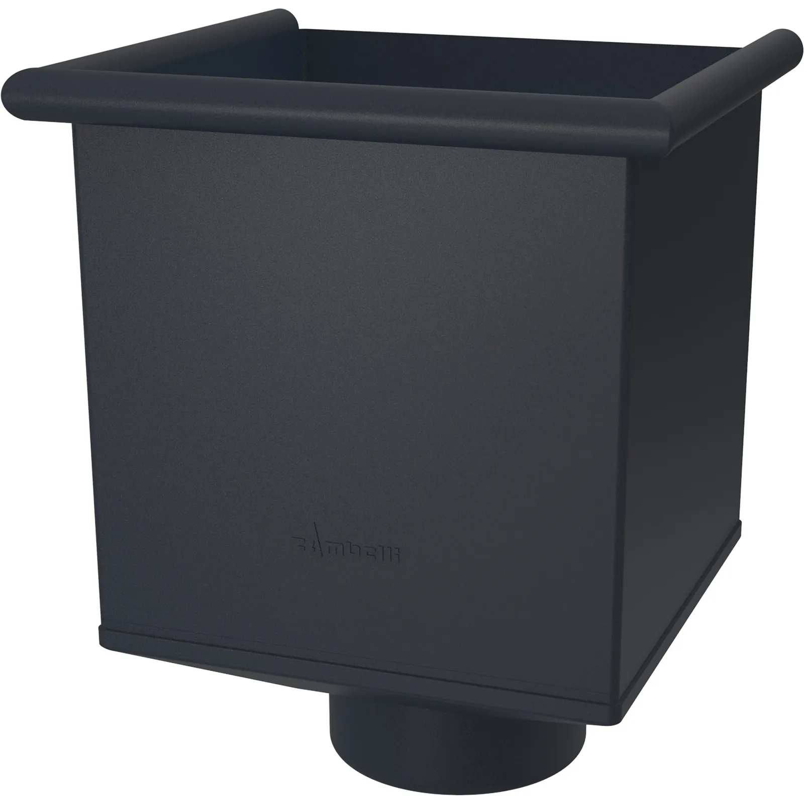 Square rainwater head COLORDUR, anthracite (RAL 7016)