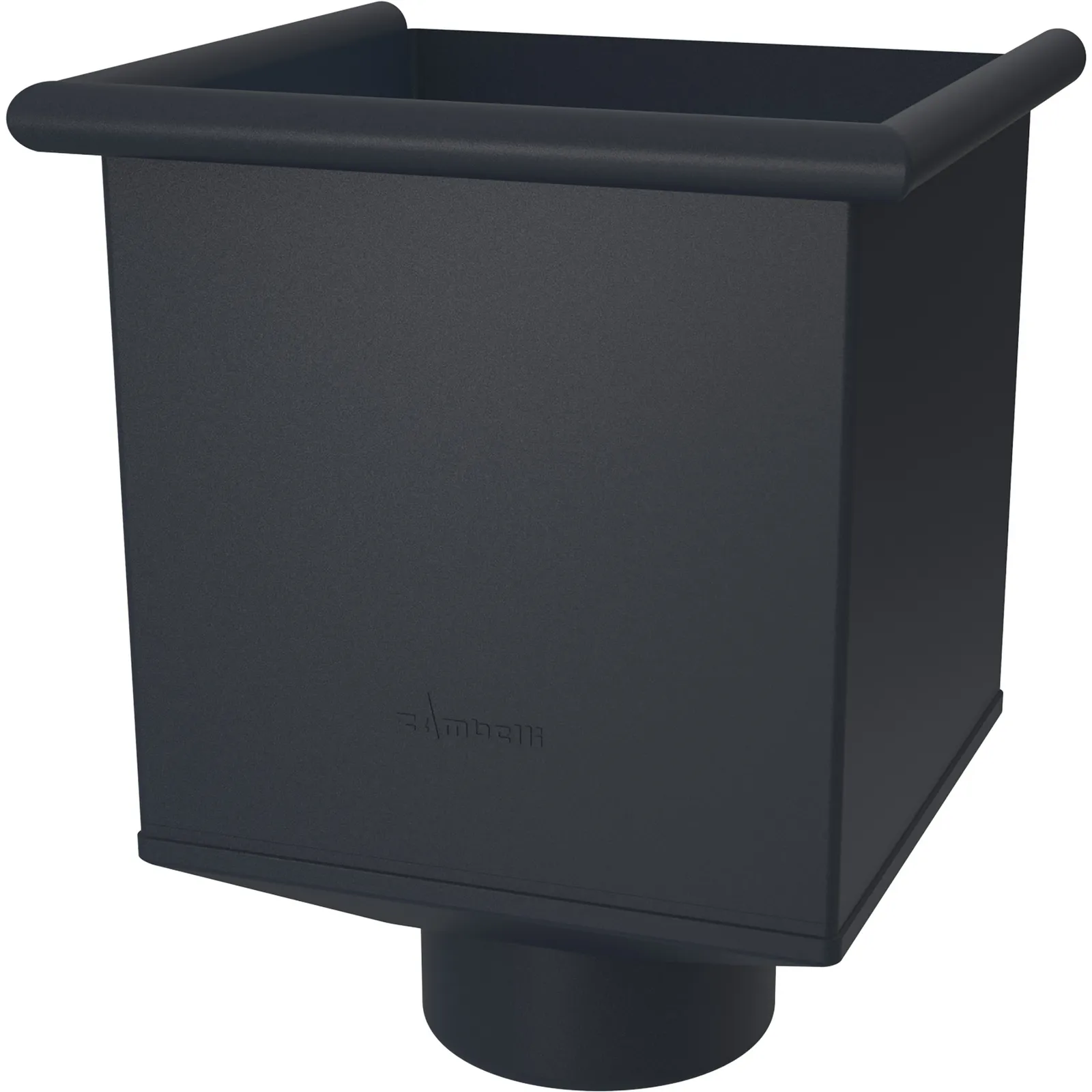 Square rainwater head COLORDUR, anthracite (RAL 7016)