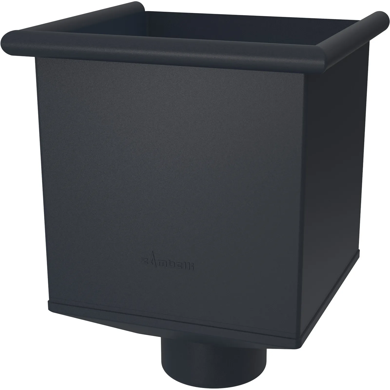 Square rainwater head COLORDUR, anthracite (RAL 7016)
