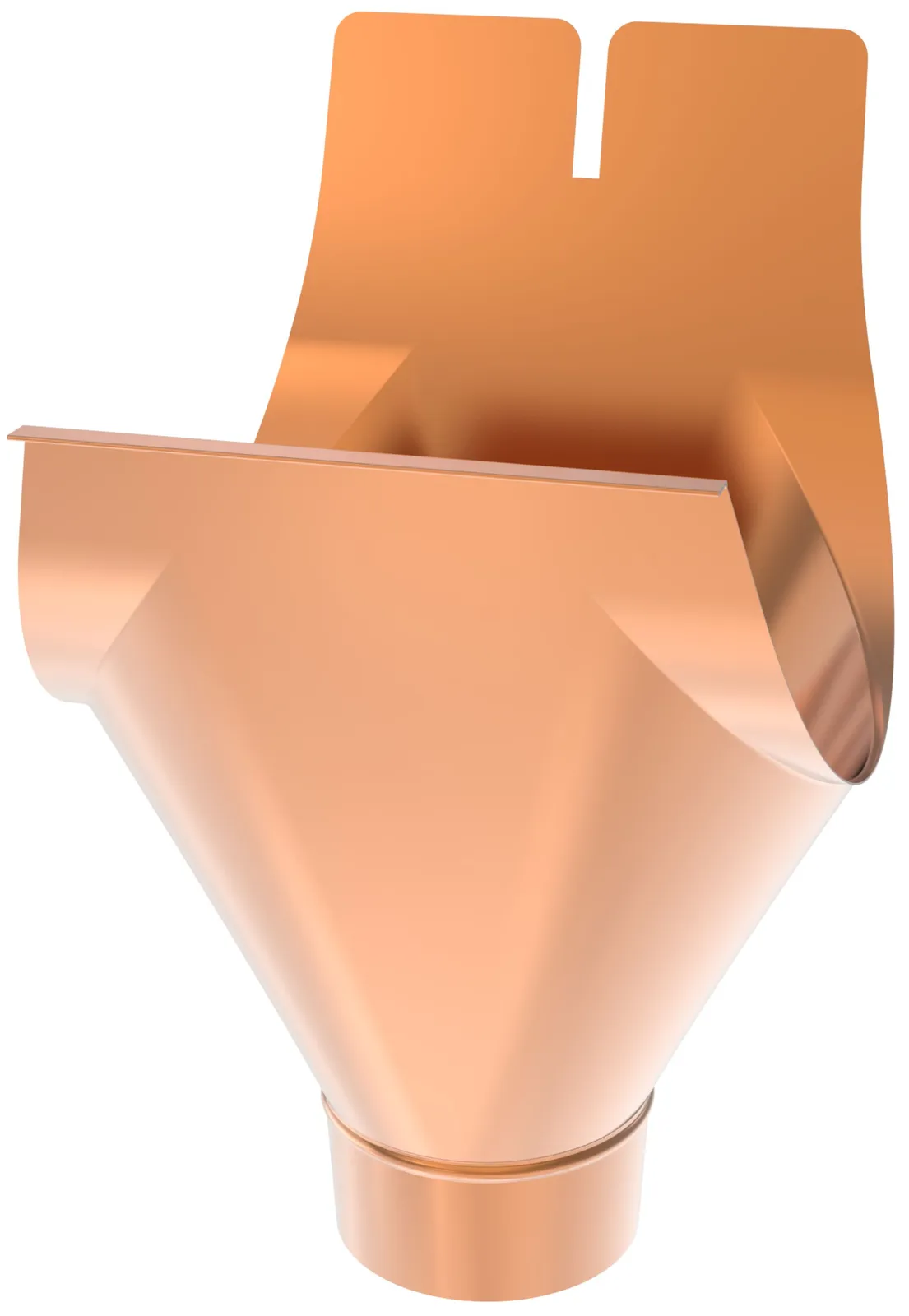 Meister gutter outlet copper