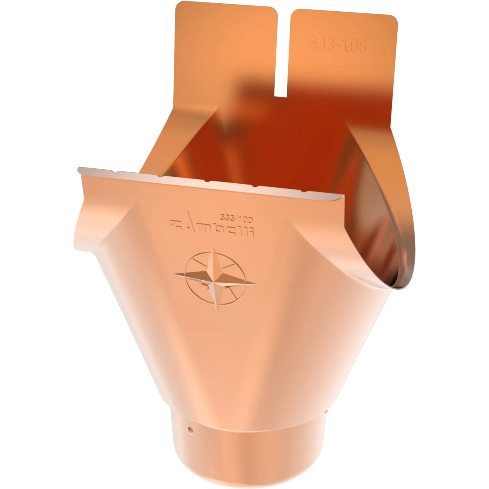 Meister gutter outlet copper
