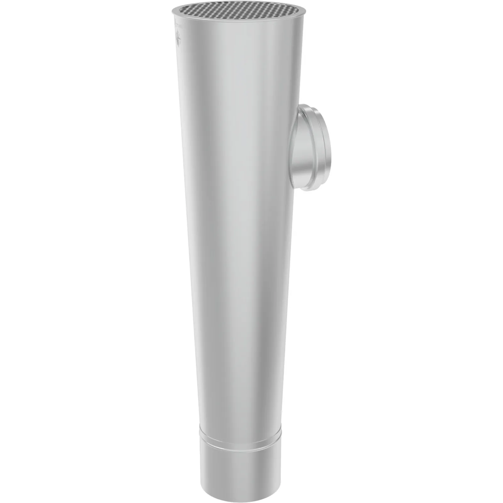 Parapet outlet (attic) titanium zinc