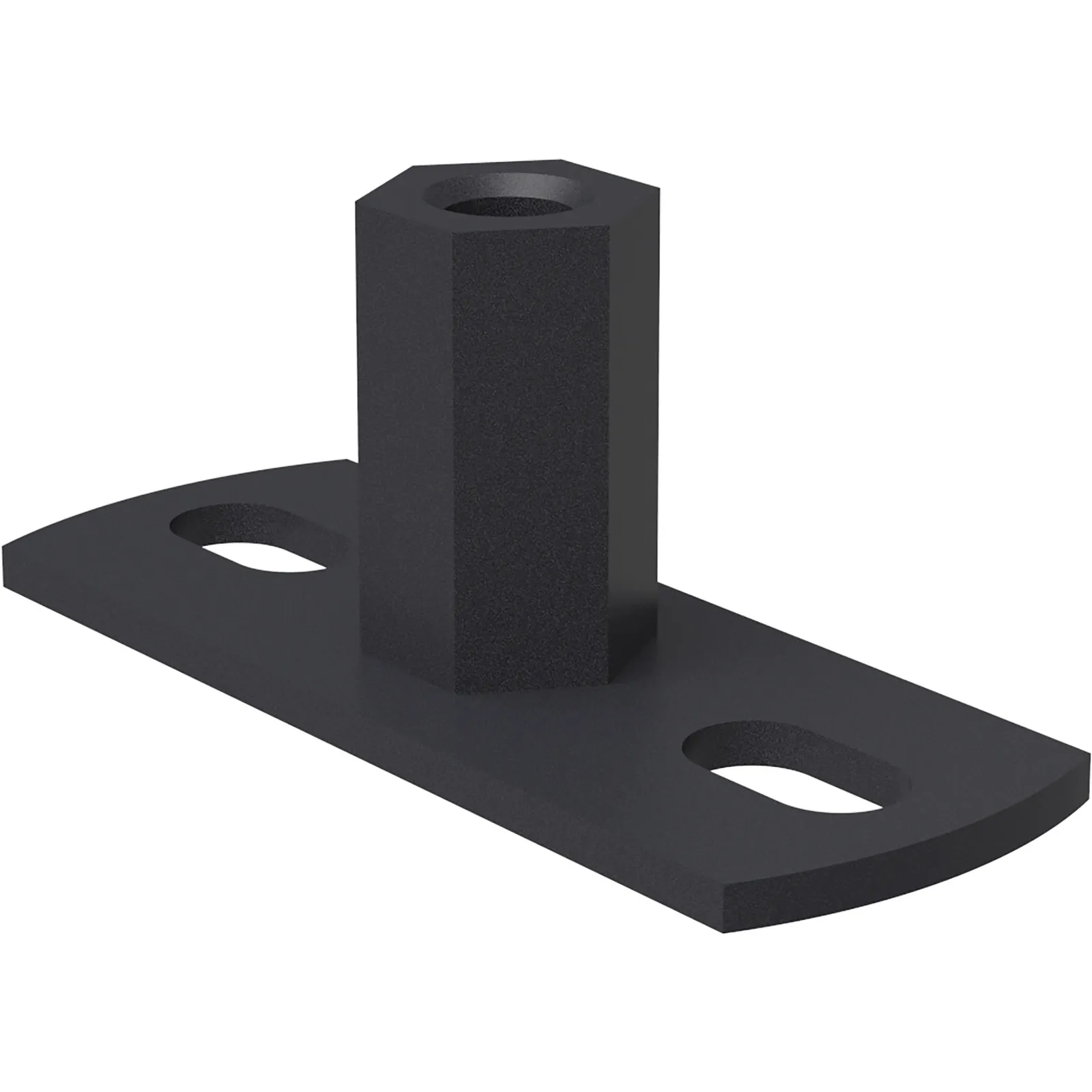 Wall bracket for clamp COLORDUR, anthracite (RAL 7016)