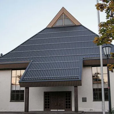 Фальцевая кровля RIB-ROOF 465 профилированный лист, титан-цинк