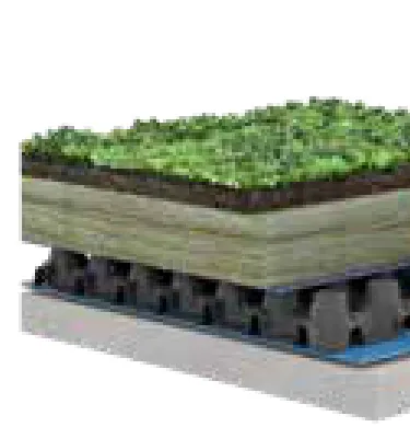 Система озеленения кровли RIB-ROOF (Urbanscape)