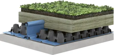 Система озеленения кровли RIB-ROOF (Urbanscape)